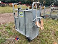 IAE calf dehorning/disbudding crate, as new - 2