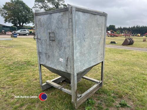 Galvanised 1T grain bin