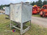 Galvanised 1T grain bin - 3