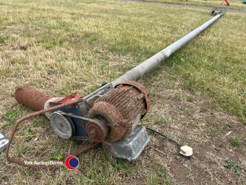 Heavy 20ft x 3.5in grain auger, single phase, gwo