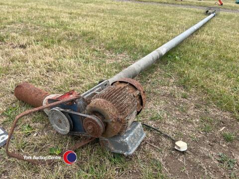 Heavy 20ft x 3.5in grain auger, single phase, gwo