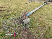 Heavy 20ft x 3.5in grain auger, single phase, gwo - 3