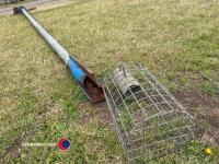Heavy 20ft x 3.5in grain auger, single phase, gwo - 4