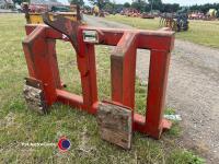 Hall implement shifter, JCB Q-fit brackets - 4