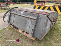 Skidsteer sweeper collector - 2