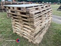 20 x large 8 x 4 pallets with ply top ideal for livestock barrier, lambing pens, cladding, splitting sheds - 3