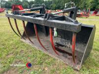 Slewtic 6ft grab bucket, gwo on Euro brackets