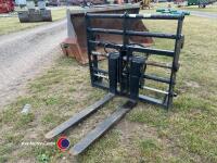 Strimech JCB Q fit hydraulic pallet tines - 2