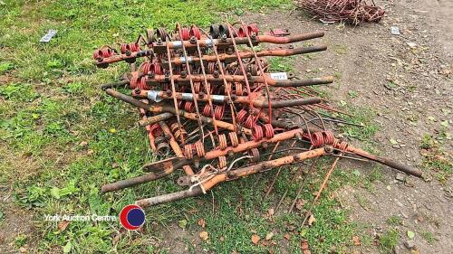 Quantity of tines for a twin rotor rake