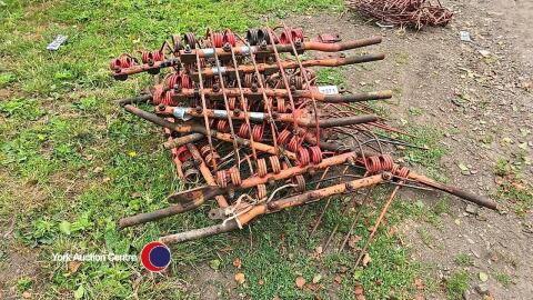 Quantity of tines for a twin rotor rake