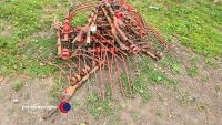 Quantity of tines for a twin rotor rake - 4