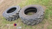 2 x JCB Sitemaster 400/80/24 tyres