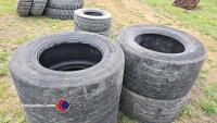 4 x 455-45-225 Michelin tyres - 2