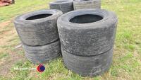 4 x 455-45-225 Michelin tyres - 4