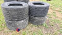 4 x 455-45-225 Michelin tyres - 4