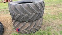 2 x 600-60-30 Michelin tyres - 4
