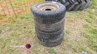 4 x 185/70 R13 wheels and tyres