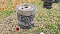 4 x 165/R13 wheels and tyres