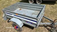 Galvanised 5ft x 3ft car trailer, vgc - 3