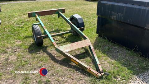 Single axle trailer chassis