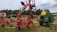 Lely Lotus 770 AWS tedder, pto and spare tines in office