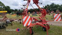 Lely Lotus 770 AWS tedder, pto and spare tines in office - 3