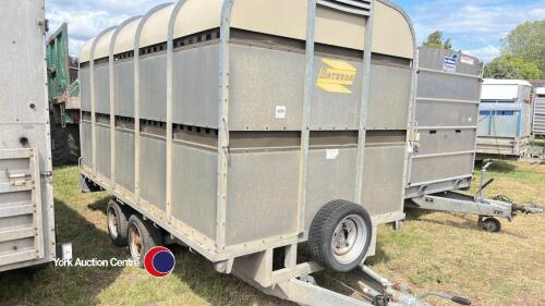 Bateson 12ft livestock trailer c/w sheep decks, twin axle, demount