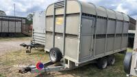 Bateson 12ft livestock trailer c/w sheep decks, twin axle, demount - 2