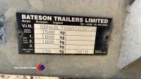Bateson 12ft livestock trailer c/w sheep decks, twin axle, demount - 3
