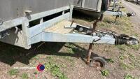 Hudson 12ft cattle trailer ,owned last 6 years, only used once a year, has divider gate and drop down front panel, 2010 - 5