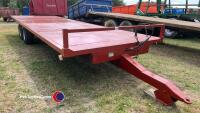Triffitt 26ft bale trailer. New break shoes and wheel bearings 6 months ago.