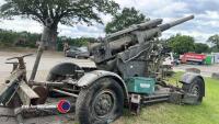 Vickers QF 3.7in anti aircraft gun, calibre 94mm, no VAT, 1942