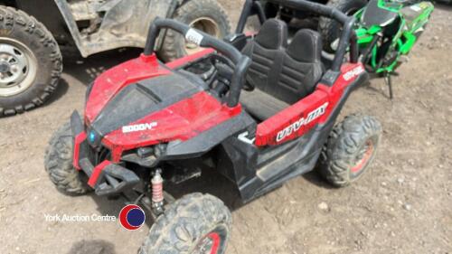 Kids 24v ATV remote and charger in office, gwo