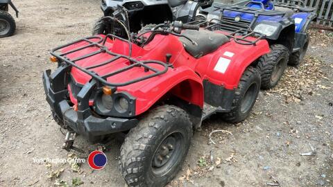 Red 450 quad bike