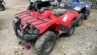 Red 450 quad bike