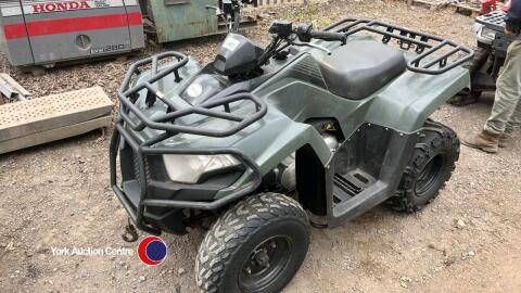 2023 Kymco MXU300 4x2 ATV/quad bike, auto CVT transmission high/low reverse, racks and tow bar, fitted with winch, not road registered, 810 hours on clock, key and manual in office