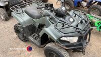 2023 Kymco MXU300 4x2 ATV/quad bike, auto CVT transmission high/low reverse, racks and tow bar, fitted with winch, not road registered, 810 hours on clock - 2