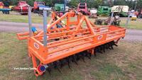 Ritchie 3m aerator with 3 row slitter discs, tines and wheel rollers - 3