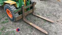 Ausa CE11 rough terrain compact forklift, only weighs 2160KG and lifts 1300KG, runs, drives and lifts, key in office - 3