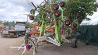 Claas Liner 3000 4 rotor rake, control box in office - 2