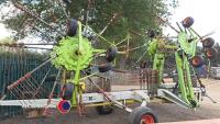 Claas Liner 3000 4 rotor rake, control box in office - 5