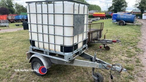 Galvanised water bowser, water tight