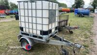 Galvanised water bowser, water tight