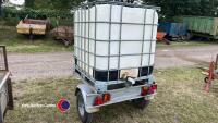Galvanised water bowser, water tight - 3