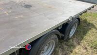 Ifor Williams 14ft flat trailer, good brakes and lights, new October 2023 - 7