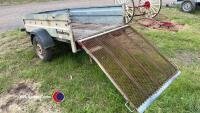 Brenderup 6ft x 4ft trailer with ramp and working lights - 3