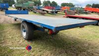 24ft x 8ft single axle bale trailer in good order - 4