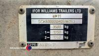 Ifor Williams 12ft cattle trailer with windbreaker on front, spare wheel, good order, 2011 - 3