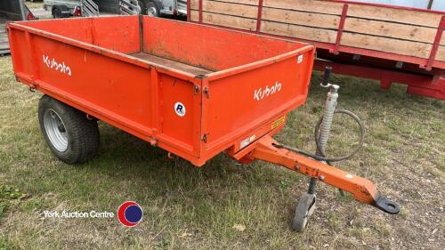 Kubota 1.5T tipping trailer VGC