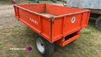 Kubota 1.5T tipping trailer VGC - 3